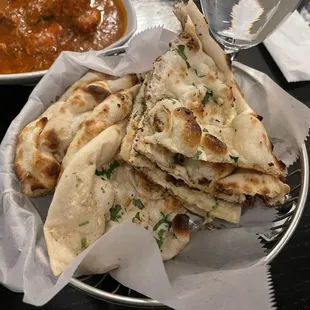 Garlic Naan Bread