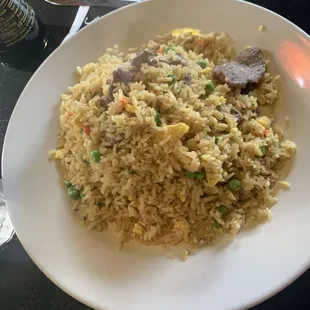 Beef fried rice