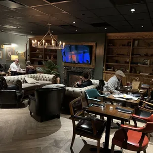 Comfortable indoor lounge seating