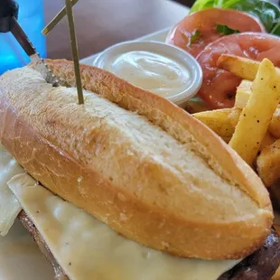 It was not my intention to post these so I did not think of really minding the name to this dish. Let's just say tender steak sandwich.