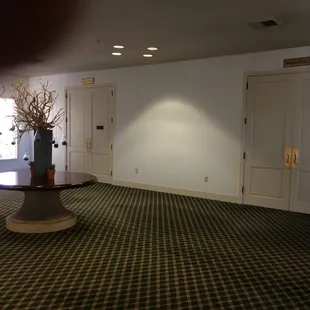 Lobby area inside the golf club