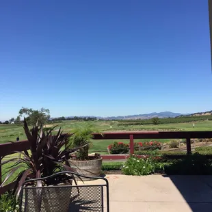 View from our outdoor table