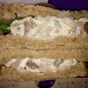 Chicken Salad on wheat, $3.28; 10.14.15!