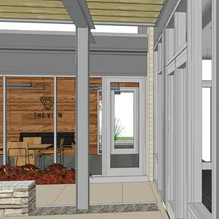 The Holly Ave Clubhouse has an open concept for the leasing office