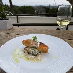 Fish and Chips Tempura Salmon