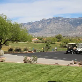 Driving range at The Views Golf Club