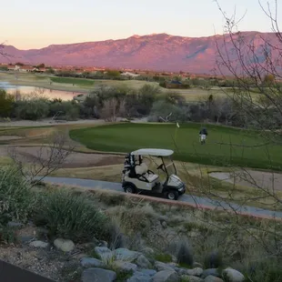 Rounding up the day at The Views Golf Club