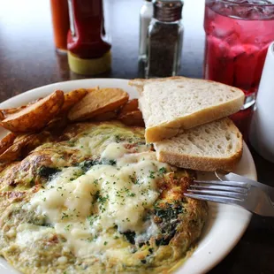 Another frittata for breakfast at The Views Restaurant