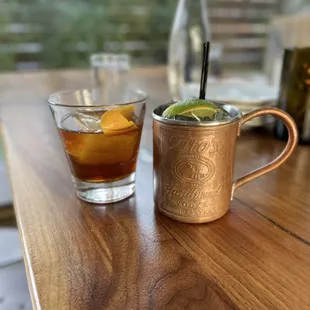 Cold brew old fashion Rum Daily Mule