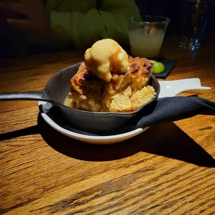 Butterscotch bread pudding! Delicious!