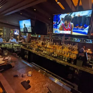 people sitting at a bar