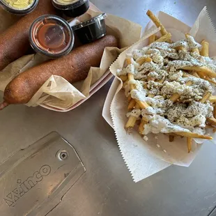 Corn dogs and death by garlic fries
