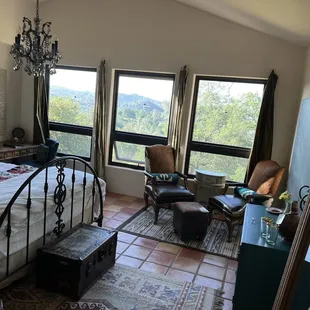 Beautiful views from the back suite