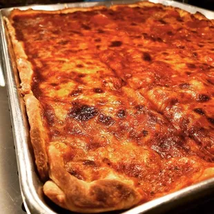 Our thin-crust sweet pizza is a customer favorite!