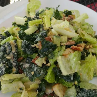 Vegan Kale Caesar Chopped Salad