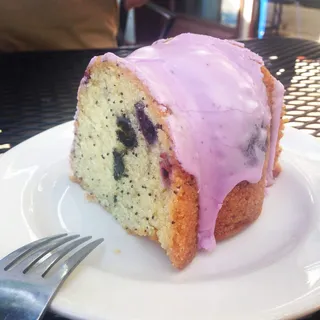 Blueberry Poppy Seed Bundt Cake Tray