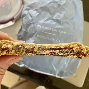 Double-Chocolate Wonder Cookie = chocolate with a touch of cookie dough mixed in. Lots and lots of chocolate!