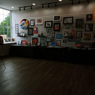 Pop-up shop across the hall changes on a weekly basis.