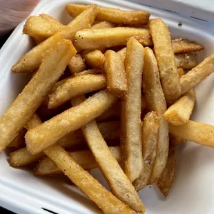 Side of fries, definitely worth getting!