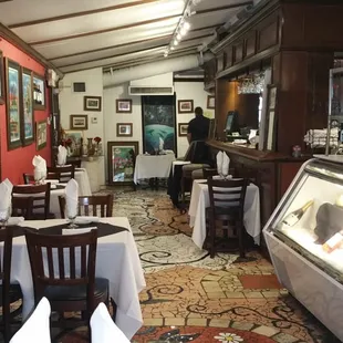 The restaurant itself small cozy seating