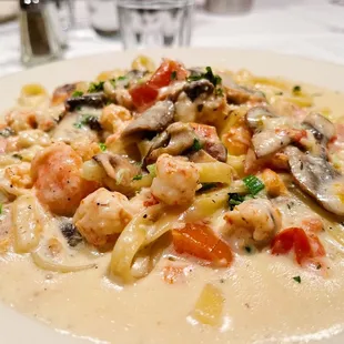 Lobster Fettuccine Alfredo