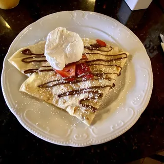 Red Rose Crepe