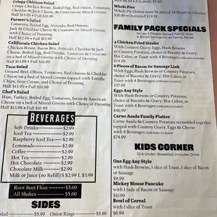 Salads &amp; kids