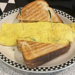 Village veggie omelette