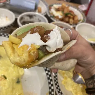 Breakfast tacos