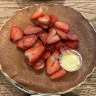 Pancake with Strawberries