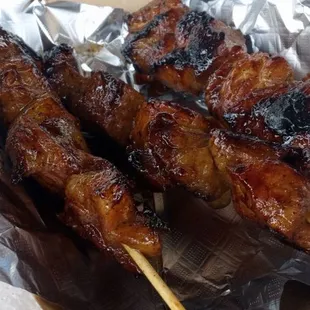 Filipino BBQ Pork Skewers