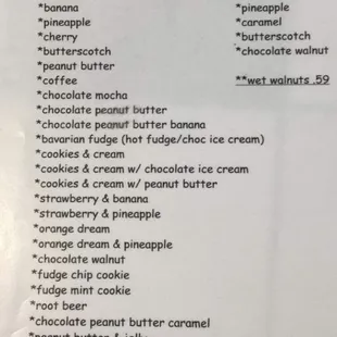 Menu 2022