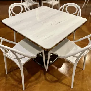 The Lafayette Private Room - new marble table and chairs