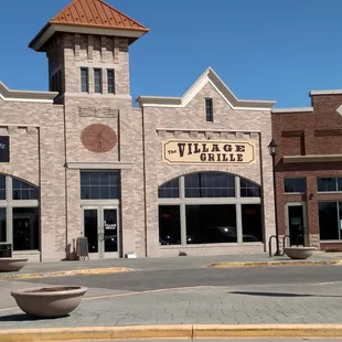 the outside of the building