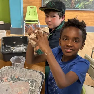 Who doesn't love slime? We have slime camps and slime events as well.