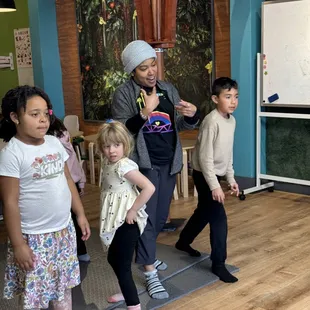 In addition to ballet, we have our own creative movement and dance class called Mind Body Expressions