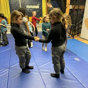 Kids love our practical self-defense classes, focused on getting to safety faster. They have a blast.