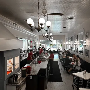 diners sitting at the counter