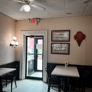 a view of the dining room