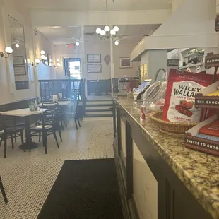 Inside of the restaurant