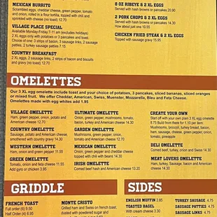 Breakfast Menu