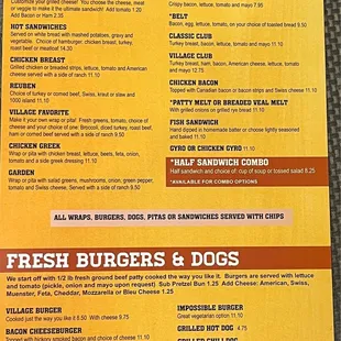 Wraps, Pitas, and Sandwiches