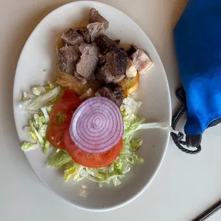 Pot roast sandwiche it was brought out mostly cold. Had it remade.