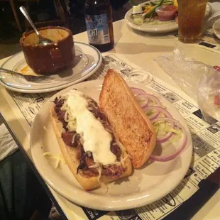 Mark's pot roast Sammie.