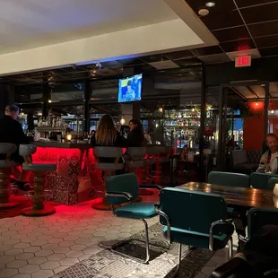 Bar on Saturday night