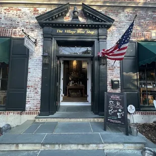 the front of the building