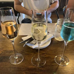 Champagne flight
