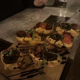 Tuscany Hummus Bruschetta