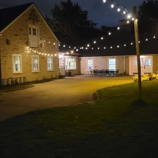 the outside of the building