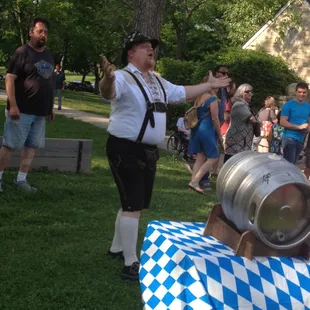 Tapping of the keg